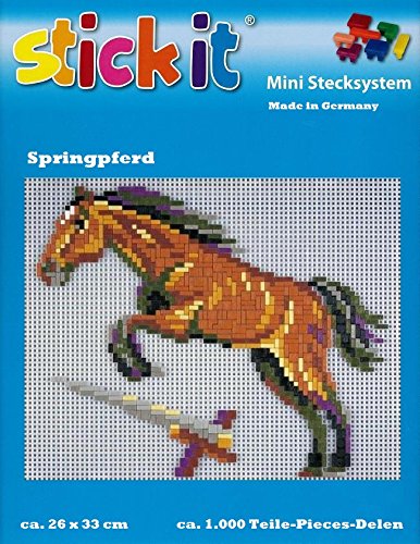 stickit Mini Stecksystem Springpferd ca. 1.000 Teile Nr. 42106 von stickit