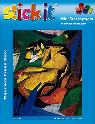 stickit Mini Stecksystem Tiger von Franz Marc ca. 8.000 Teile Nr. 41267 von stickit