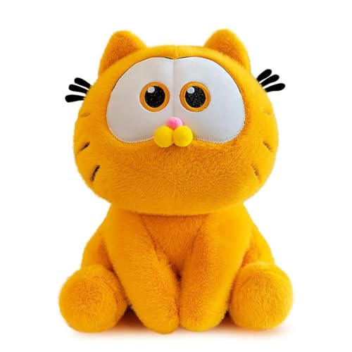 Gar-Fied Plüschtier,Weich und Kuschelig Plüschtier,Plüsch Spielzeug,Cartoon Kuscheltier Kater,Anime Plush Figuren,Orangefarbener Katzenplüsch,Kawaii Plüsch Puppe Für Jungen,Mädchen,Fans (25cm) von stroyayo