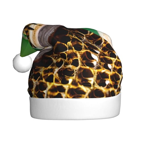 sttung Weihnachtsmütze mit Bienen-Motiv für Erwachsene, Weihnachtsfeier, Kostüm, Zubehör, klassische Weihnachtsmann-Kopfbedeckung, für Herren und Damen sttung Weihnachtsmütze mit Bienen-Motiv für Erwachsene, Weihnachtsfeier, Kostüm, Zubehör, klassische Weihnachtsmann-Kopfbedeckung, für Herren und Damen von sttung