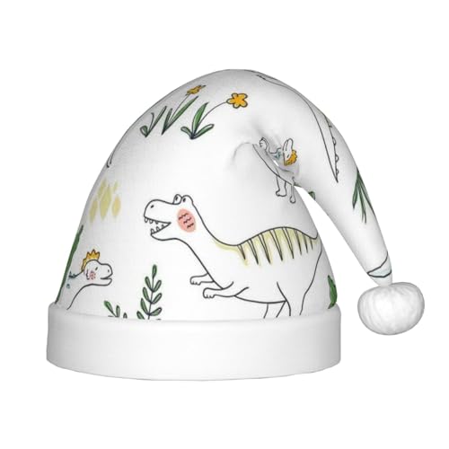 sttung Weihnachtsmütze mit Dinosaurier-Motiv, Unisex, Weihnachten, Neujahr, Urlaub, Partyzubehör, Dekorationen von sttung