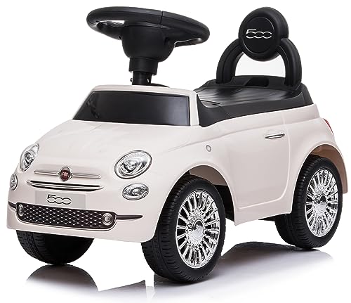 Rutschauto ab 1 Jahr, Kinderauto, Baby Auto, Lauflernhilfe mit Hupe und Motorengeräuschen (Weiß) von sun baby