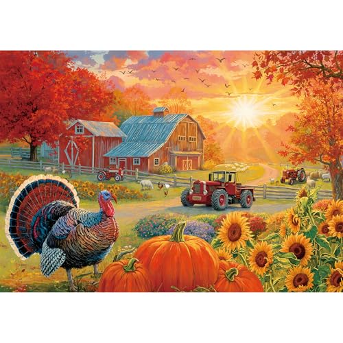 Sutinban Puzzle 500 Teile für Erwachsene, Bauernhof Truthahn, 500 Teile Puzzle für Erwachsene und Kinder ab 14 Jahren, Jigsaws Puzzle Geschenk-Dekorationen Sutinban Puzzle 500 Teile für Erwachsene, Bauernhof Truthahn, 500 Teile Puzzle für Erwachsene und Kinder ab 14 Jahren, Jigsaws Puzzle Geschenk-Dekorationen von sutinban