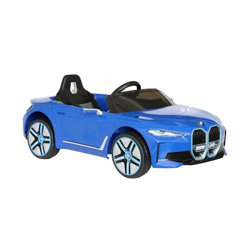 Elektrisches Kinderauto BMWi4 12V, 1-Sitzer, blau von sweeek