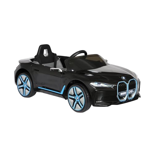 Elektrisches Kinderauto BMWi4 12V, 1-Sitzer, schwarz von sweeek