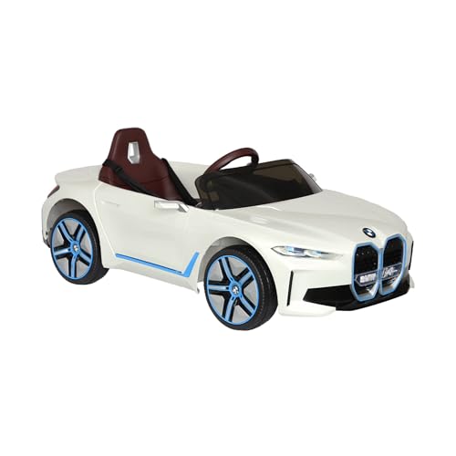 Elektrisches Kinderauto BMWi4 12V, 1-Sitzer, weiß von sweeek