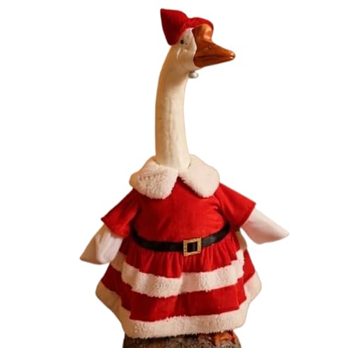 Weihnachtskleidung für Gartengans, lustige Kostüme für Gänse 58 cm - Kleidung für Partys Tür Garten Geburtstag Hochzeit Rasen Frühling Weihnachtskleidung für Gartengans, lustige Kostüme für Gänse 58 cm - Kleidung für Partys Tür Garten Geburtstag Hochzeit Rasen Frühling von szaluyk
