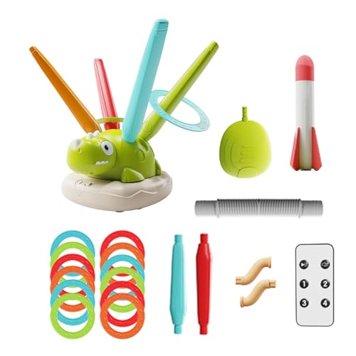 szaluyk Dinosaurier Musical Jumping Toy | Launcher | Ringspiel werfen | Fernbedienungsaktivitätsspielzeug | Indoor -Outdoor - | Geschwindigkeit & Agilitätspraxis | Aktives Geschenk für Ki szaluyk Dinosaurier Musical Jumping Toy | Launcher | Ringspiel werfen | Fernbedienungsaktivitätsspielzeug | Indoor -Outdoor - | Geschwindigkeit & Agilitätspraxis | Aktives Geschenk für Ki von szaluyk