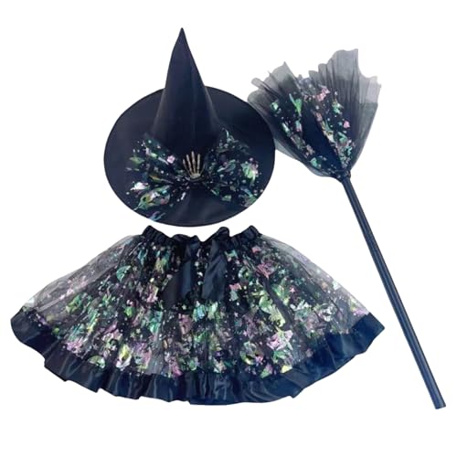 szaluyk Halloween Witch -, 3 Piece Set Halloweens mit Hexenhut - Kinder Hexen -Outfit, Tutu Witch Kostüm | Cosplay -Kostümrock, Alter 2-8 Mädchenkleid - komplette Tutu & Hut -Set für Halloweenn, Kar szaluyk Halloween Witch -, 3 Piece Set Halloweens mit Hexenhut - Kinder Hexen -Outfit, Tutu Witch Kostüm | Cosplay -Kostümrock, Alter 2-8 Mädchenkleid - komplette Tutu & Hut -Set für Halloweenn, Kar von szaluyk
