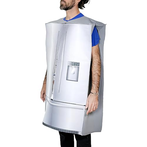 szaluyk Herrenkostüm | Karnevalskostüm Rollenspiel | Lustiges doppeltüriges Kühlschrank Requisit für Bühne, Karneval, Rollenspiel, Damen, Herren, Feste, Party, Veranstaltung szaluyk Herrenkostüm | Karnevalskostüm Rollenspiel | Lustiges doppeltüriges Kühlschrank Requisit für Bühne, Karneval, Rollenspiel, Damen, Herren, Feste, Party, Veranstaltung von szaluyk