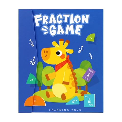 szaluyk Magnetisches Bruchrechnen Demonstrationsbuch | Magnet Bruchrechnen Puzzle | Mathe Lernspiel Unterrichtshilfe | Für Kinder Von 6 Bis 12 Jahren Zuhause szaluyk Magnetisches Bruchrechnen Demonstrationsbuch | Magnet Bruchrechnen Puzzle | Mathe Lernspiel Unterrichtshilfe | Für Kinder Von 6 Bis 12 Jahren Zuhause von szaluyk