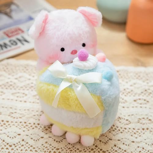 Kawaii Burger Bunny Frog Pig Plush Toy Cute Treats Cake Plush Food Plush doll Kids Toys Girls Room Decorating Birthday 20cm 2 von tYuNBd