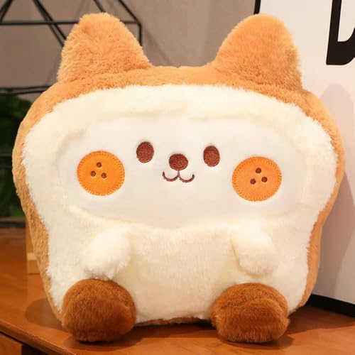 tYuNBd Brot Plüsch Kissen süß Toast weiche Puppe Cartoon Hund Kaninchen Ente Puppe für Kinder Geburtstagsgeschenk 20cm 1 von tYuNBd