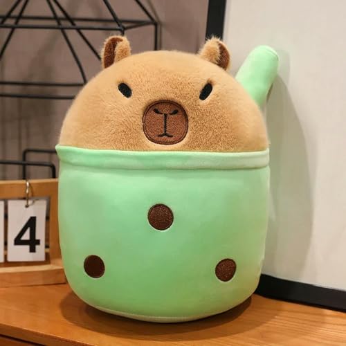 tYuNBd Capybara Plüschtier Milchtee Flauschige Puppe Plüschtier Spaß Geburtstagsgeschenk 20cm 1 von tYuNBd