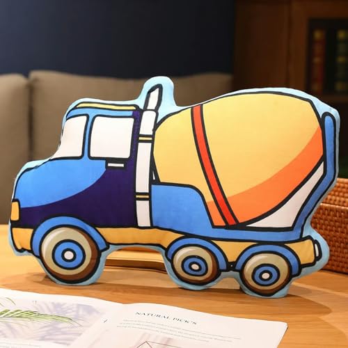 tYuNBd Cartoon Bagger Plüschtier Plüsch Puppe Umarmung Kissen Stuhl Kissen Kinder Junge Geschenk Zimmer Dekoration Geburtstagsgeschenk 45CM 2 von tYuNBd