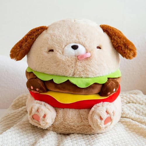 tYuNBd Cartoon Hamburger Hund Puppe Tier weiches Plüschtier Kissen Geburtstagsgeschenk Mädchen 35cm 1 von tYuNBd