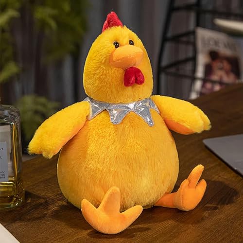 tYuNBd Cartoon Huhn, süßes Tier weiches Plüschtier Dekoration, Kinder Geburtstagsgeschenk 25cm 3 von tYuNBd