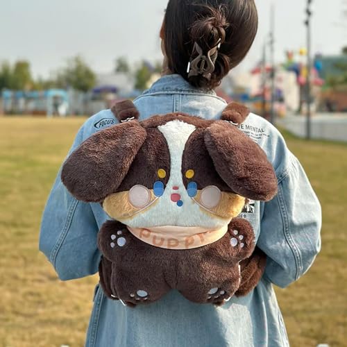 tYuNBd Cartoon Plüsch Rucksack Plüsch Tier Hund Spielzeug Schultasche Kinder Mädchen Geburtstagsgeschenk 38cm 1 von tYuNBd