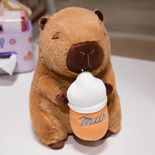 tYuNBd Flasche Capybara Puppe süße Plüsch Puppe Spielzeug Kinder Geburtstagsgeschenk Puppe 35CM 1 von tYuNBd