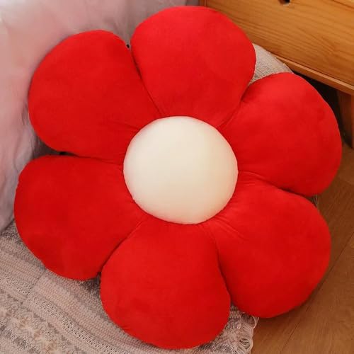 tYuNBd Flauschige Blumen, Plüschkissen, lebensechte Sonnenblumenform Kissen, weiche Gänseblümchensofas, Wohnkultur Geschenke, Kinder Geburtstag 50cm 8 von tYuNBd