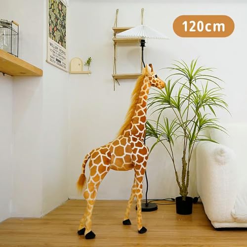 tYuNBd Giraffe Plüschtiere Tierpuppen weiche Kinder Weihnachten Geburtstagsgeschenke Dekoration 120cm 1 von tYuNBd
