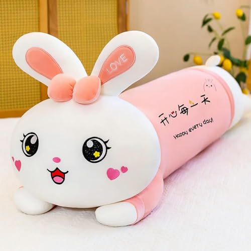 tYuNBd Kawaii, liegendes Kaninchen Plüsch Kissen Spielzeug Cartoon Tier Kaninchen süßes Spielzeug Weihnachten Geschenkdekoration 110cm 1 von tYuNBd