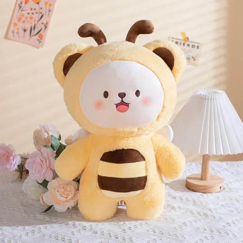 tYuNBd Kawaii Biene Bär Plüschtier Niedliches Tier Plüsch Puppe Spaß Weiches Kinderspielzeug Mädchen Junge Geschenk 23cm 3 von tYuNBd