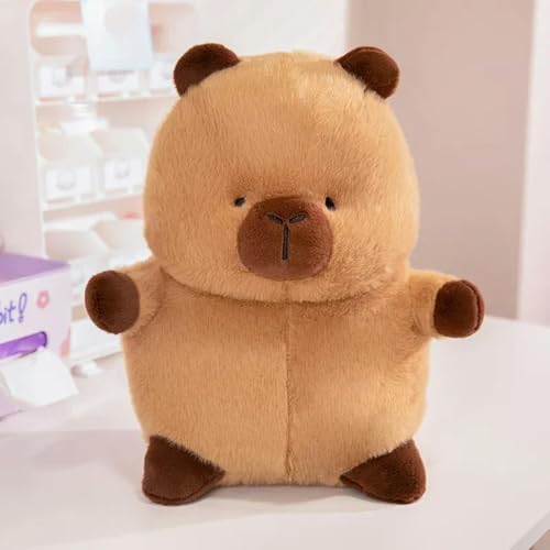 tYuNBd Kawaii Capybara Plüschtier Tier Plüsch süß Cartoon Capybara Puppe Mädchen Geburtstagsgeschenk 22cm 1 von tYuNBd