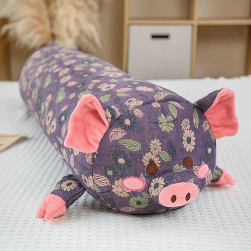 tYuNBd Kawaii Cartoon Schwein langes Kissen Schweinchen Plüsch Kissen Puppe Familie Zimmer Dekoration Kinder Geburtstagsgeschenk 110cm 1 von tYuNBd