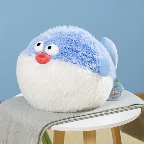 tYuNBd Kawaii Flauschige Kugelfisch Fisch Plüschtiere Niedliche Plüschtiere Fisch Plüsch Lebensechte Fisch Puppen Kissen Kinder Lustige Geschenke Geburtstag 45cm 2 von tYuNBd