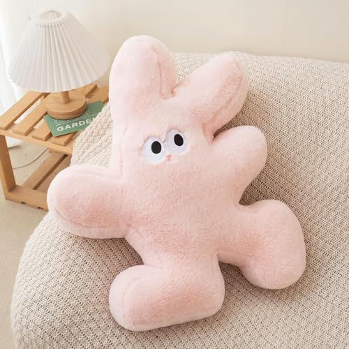 tYuNBd Kawaii Flauschige weiche Hase Plüsch Kissen Spielzeug Niedliche Plüsch Puppe Nordic Style Bunny Soft Sofa Kissen Home Zimmer Dekoration Geburtstagsgeschenk 50cm 1 von tYuNBd