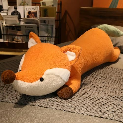 tYuNBd Kawaii Fuchs Hai Kaninchen Bär Plüsch weiches Kissen, Cartoon Tier Plüsch Kissen, Mädchen Kinder Geburtstagsgeschenk, 120cm 4 von tYuNBd