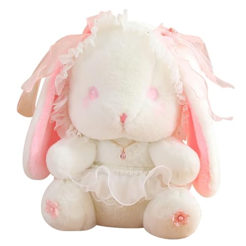 tYuNBd Kawaii Hase Plüsch Spielzeug niedliche Plüsch Hase Plüsch Anhänger Puppe Schlüsselanhänger Tiere Kinder Geburtstagsgeschenke 25cm 1 von tYuNBd