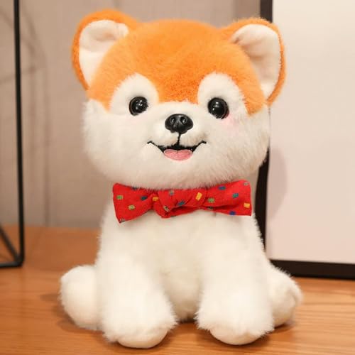 tYuNBd Kawaii Haustier Shiba Inu niedlich Bär lockiger Hund Puppe Stofftier Stofftier Mädchen Geschenk Geburtstag 23cm 1 von tYuNBd