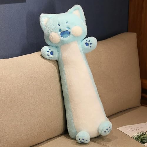 tYuNBd Kawaii Katze Plüsch Kissen Weiches Tier Katze Spielzeug Geburtstag und Weihnachten Geschenk für Kinder 110cm 1 von tYuNBd