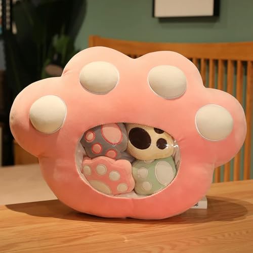 tYuNBd Kawaii Katzenpfote Leckereien Plüsch Kissen Kleine Pfoten Niedliches Taschenkissen Sofa Kissen Plüsch Spielzeug Mädchen Kinder Geschenk Geburtstag 50CM 4 von tYuNBd