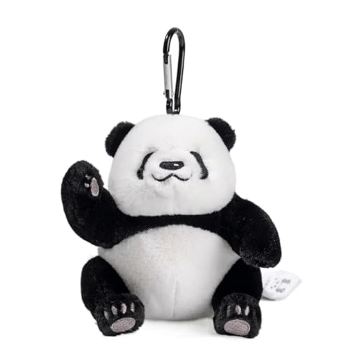 tYuNBd Kawaii Panda Plüsch Schlüsselanhänger Spielzeug Niedliche Plüsch Panda Plüsch Spielfigur Cartoon Kinder Spielzeug Anhänger Geschenk Geburtstag 13CM 2 von tYuNBd