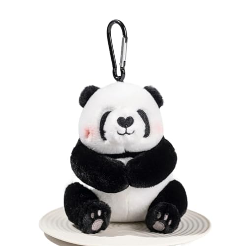 tYuNBd Kawaii Panda Plüsch Schlüsselanhänger Spielzeug Niedliche Plüsch Panda Plüsch Spielfigur Cartoon Kinder Spielzeug Anhänger Geschenk Geburtstag 13CM 3 von tYuNBd