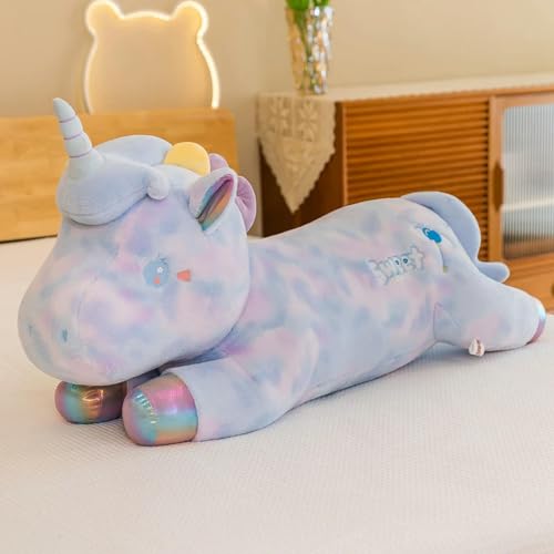 tYuNBd Kawaii Plüsch Lange Kissen Spielzeug niedliche Tiere Pferd Kissen Puppe Zuhause Schlafzimmer Dekoration Geburtstag 100cm 2 von tYuNBd