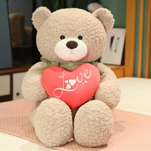 tYuNBd Kawaii Soft Bear Hug Herz Plüsch Puppe Niedliches Tier Cartoon Bären Plüschtier für Mädchen Valentinstag Geburtstagsgeschenke 80cm 3 von tYuNBd