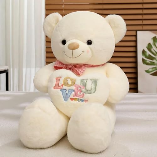 tYuNBd Kawaii Teddybär Plüschtier, weicher Bär Plüsch Puppe für Mädchen Geburtstagsgeschenk Dekoration 80cm 9 von tYuNBd