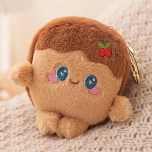 tYuNBd Kawaii Tier Plüsch Schlüsselanhänger Hund Plüsch Puppe Brot Dekoration Schlüsselanhänger Niedliches und weiches Kinderspielzeug Geschenk 12cm 2 von tYuNBd