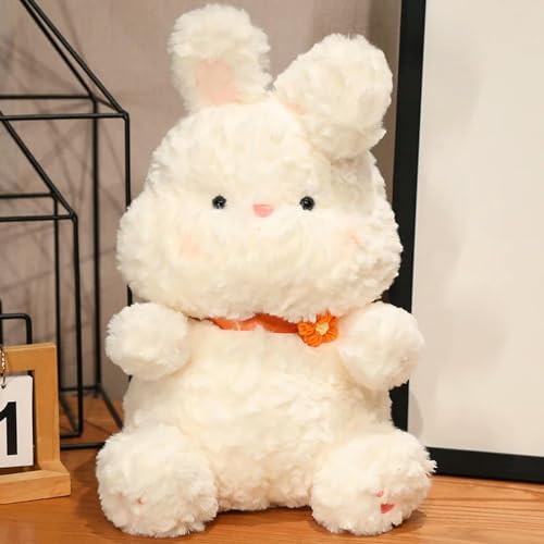 tYuNBd Kawaii langohrige Kuh haariger Hase Plüschtier niedliche Cartoon Hase Puppe Mädchen Kinder Geschenk Kinder Geburtstag 28cm 2 von tYuNBd