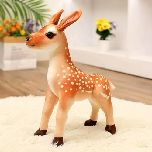 tYuNBd Kinder Sika Hirsch Spielzeug Plüschtier Cartoon Sika Hirsch Plüschtier Kinder Wohnkultur Geburtstagsgeschenk 35cm 3 von tYuNBd