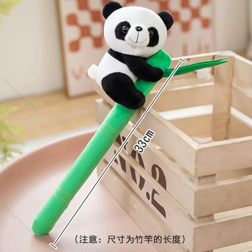 tYuNBd Kreative Bambusstange Panda Plüsch süße Plüsch Puppe Kawaii Panda Kissen Zimmer Dekoration Geburtstagsgeschenk für Kinder 32cm 1 von tYuNBd