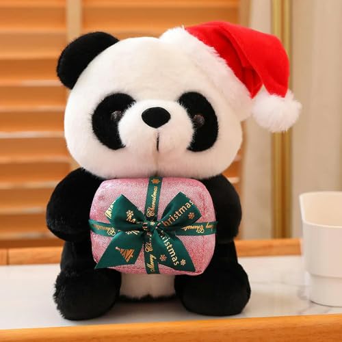 tYuNBd Kreative Weihnachten Panda Plüsch Weihnachten Panda Plüschtier Plüsch Puppe Mädchen Geschenk Kinder Geburtstagsgeschenk 25cm 6 von tYuNBd