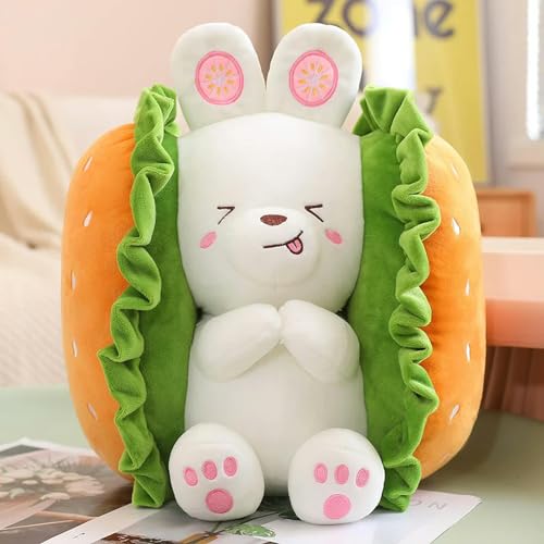 tYuNBd Kreativer Burger Corgi Hase Plüsch Kissen Plüschtier niedlich weiches Sofa Stuhl Zimmer Dekoration Geburtstag 40cm 1 von tYuNBd