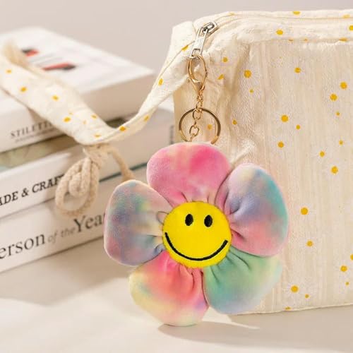 tYuNBd Kreativer süßer Schlüsselanhänger Sonnenblume Plüsch Anhänger für Kinder Geburtstagsgeschenk 13cm 3 von tYuNBd