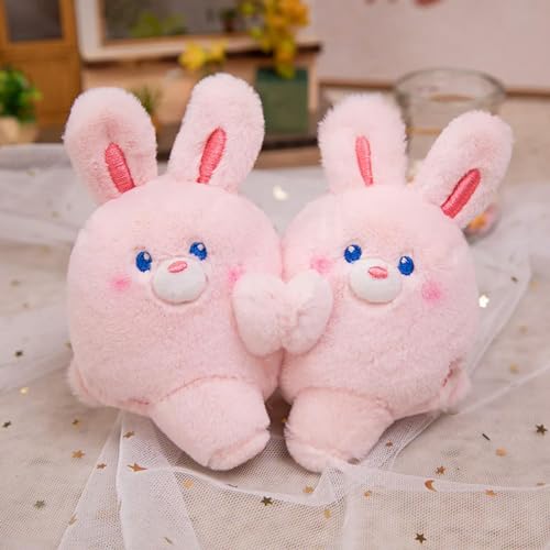 tYuNBd Kreatives Plüsch Schwein, Kaninchen, Hund Schlüsselanhänger Niedliches Tier Plüschtier Kawaii Mädchen 13cm 4 von tYuNBd