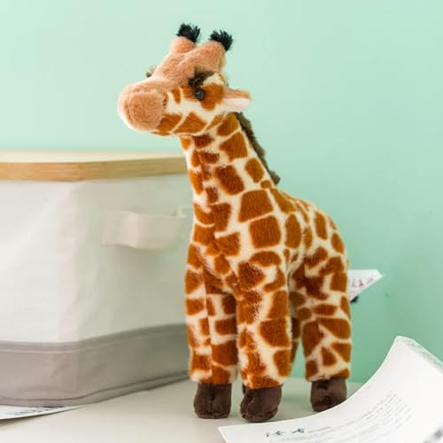 tYuNBd Niedliche Giraffe Plüschtier Kinder Tier Plüsch Puppe weiche Weihnachten Geburtstagsgeschenk für Kinder 35cm 1 von tYuNBd